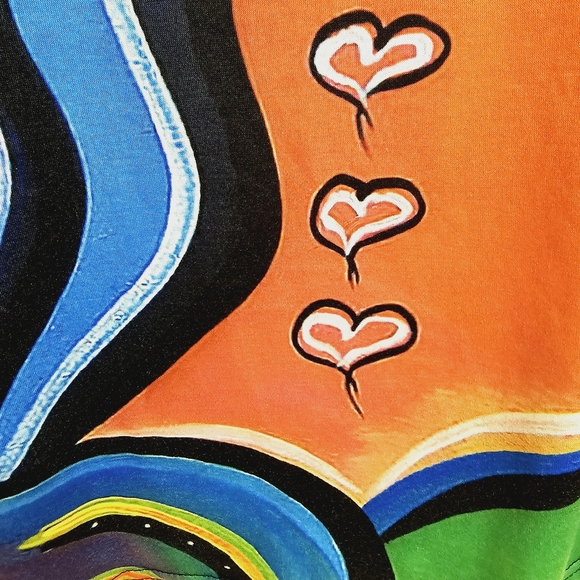 Colorful Graphics Long Sleeves Tee Shirt, Size 3X - Picture 11 of 14